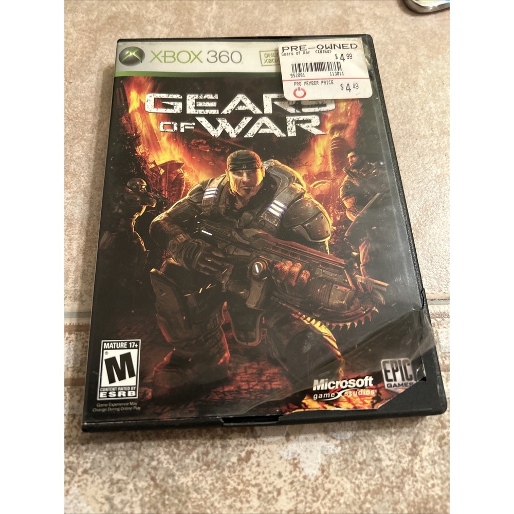 Gears of War Microsoft Xbox 360 2006‎ Video Game